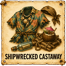 Shipwrecked Castaway costume idea